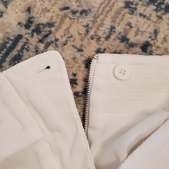 Talbots White Tweed Pencil Skirt 2P - Picture 9 of 11